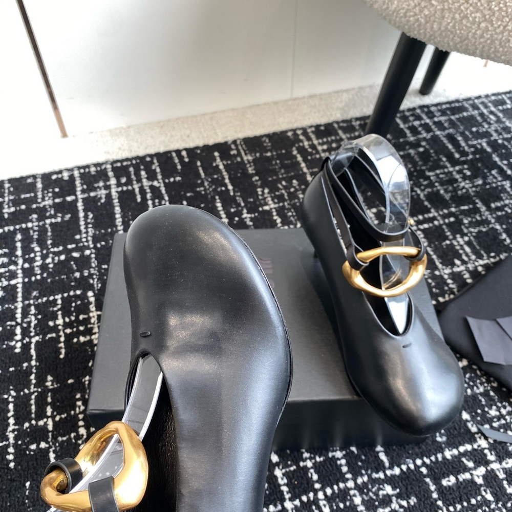 jilsander SS24 minimalist round toe heels